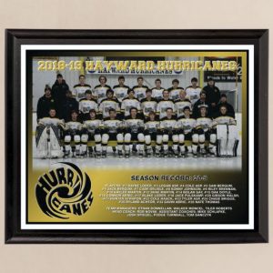 8 x 10 All Digital Team Photo Plaque for Hockey Tournament Championship