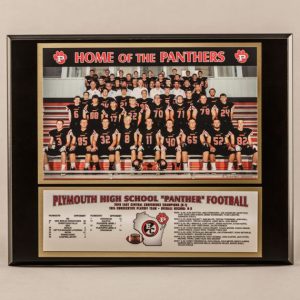 10-1/2 x 13 Classic Team Photo Plaque for Football Champions