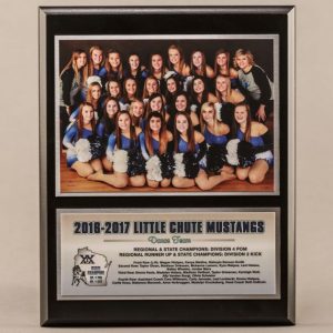 8 x 10 Classic Team Photo Plaque for Cheerleading Dance Champions