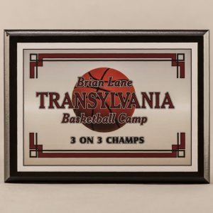 6 x 8 MVP Style Black Plaque - Basketball Champs
