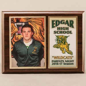 6 x 8 Parent or Senior Night Plaque - Perseverance & Dedication