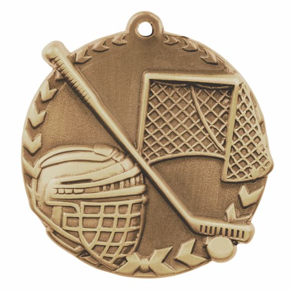 Hockey-medal-STM1230G Gold Hockey Medal - Also Available in Silver and Bronze