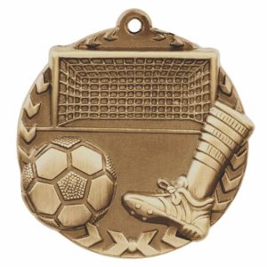 Gold Soccer Medal - Also Available in Silver and Bronze