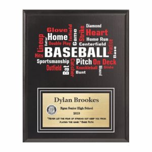 Amazing Competitor series Baseball cherry plaque