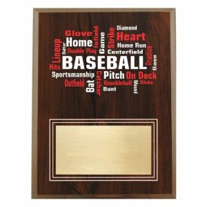 Amazing Competitor series baseball cherry plaque