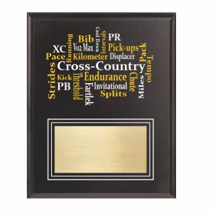 Amazing Competitor series Cross-Country black plaque