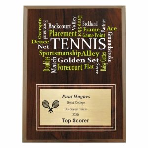 Amazing Competitor Series Tennis Cherry Plaque
