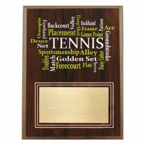 Amazing Competitor Series Tennis Cherry Plaque