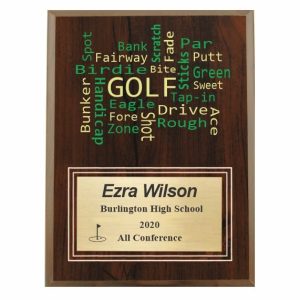 Amazing Competitor series golfcherry plaque