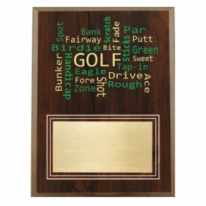 Amazing Competitor series golf cherry plaque