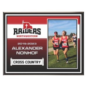 6 x 8 Parent or Senior Night All Digital Plaque- Perseverance & Dedication