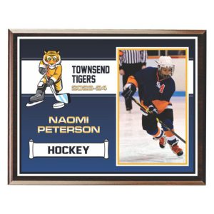 6 x 8 Parent or Senior Night Plaque - Perseverance & Dedication